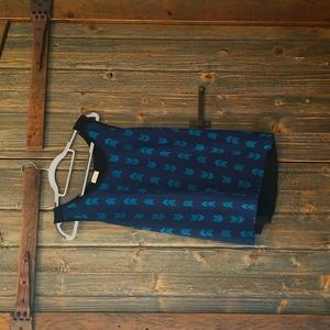 Pixley tanktop, rayon/spandex, size small